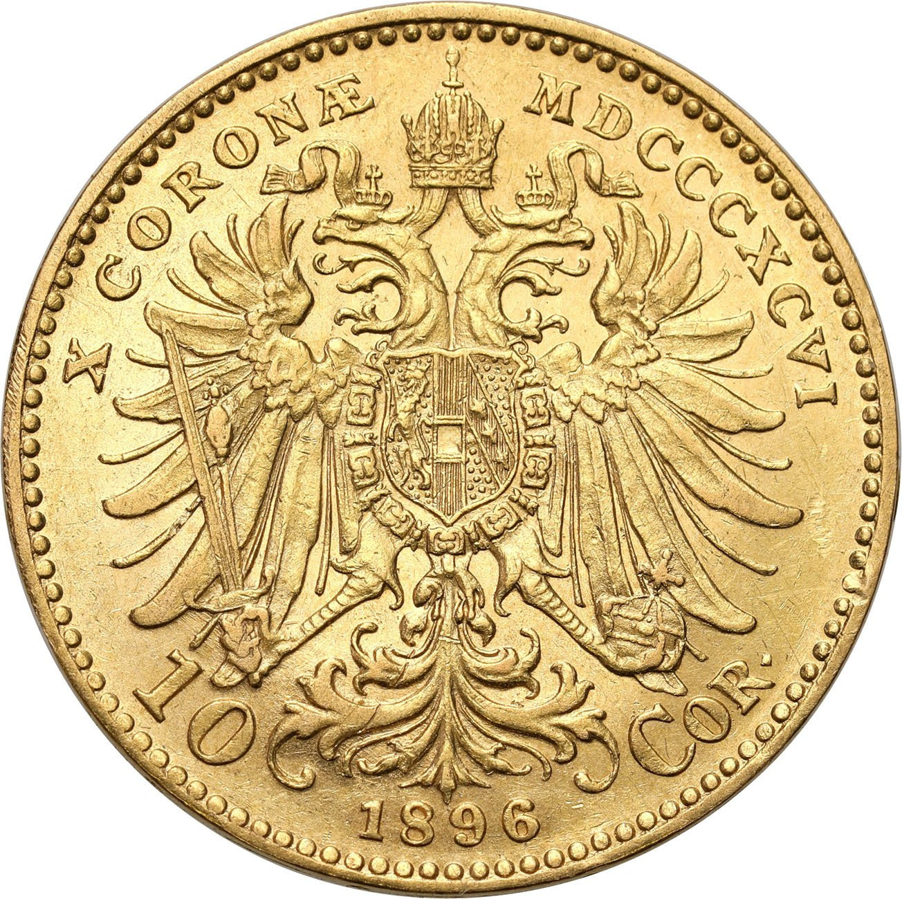 Austria. Franciszek Józef I 10 koron 1896